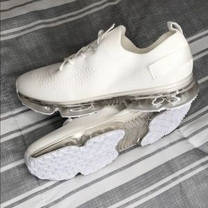 Lace Up Knit Sneakers